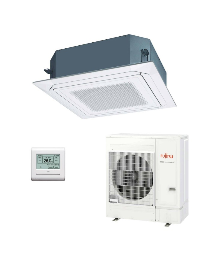 1x1 Fujitsu AUY125T-KA split cassette Climatisation inverseur à  flux circulaire