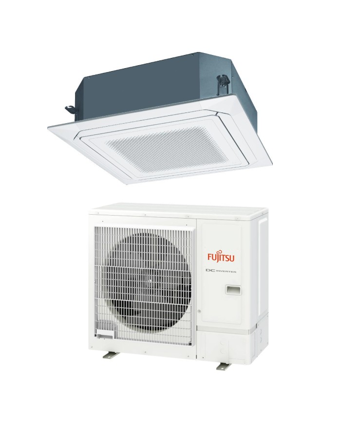 1x1 Fujitsu AUY100T-KR split cassette Climatisation inverseur à  flux circulaire