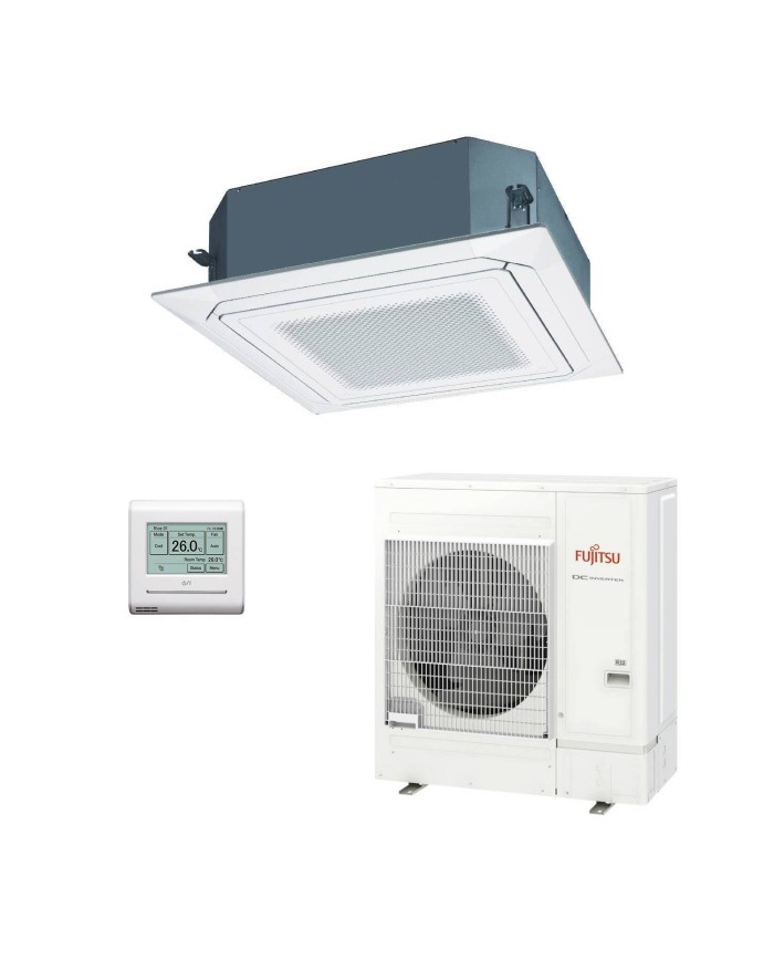 Climatiseur à  cassette split 1x1 Fujitsu AUY140-KR à  flux circulaire