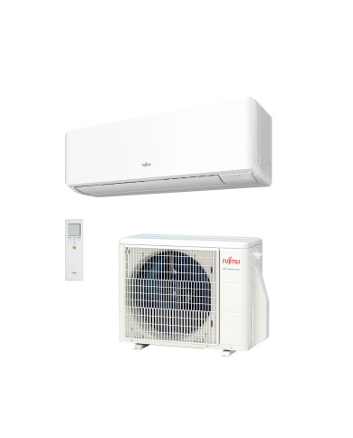 Climatiseur mural split Fujitsu ASY25KMC 1x1 avec Wi-Fi inclus