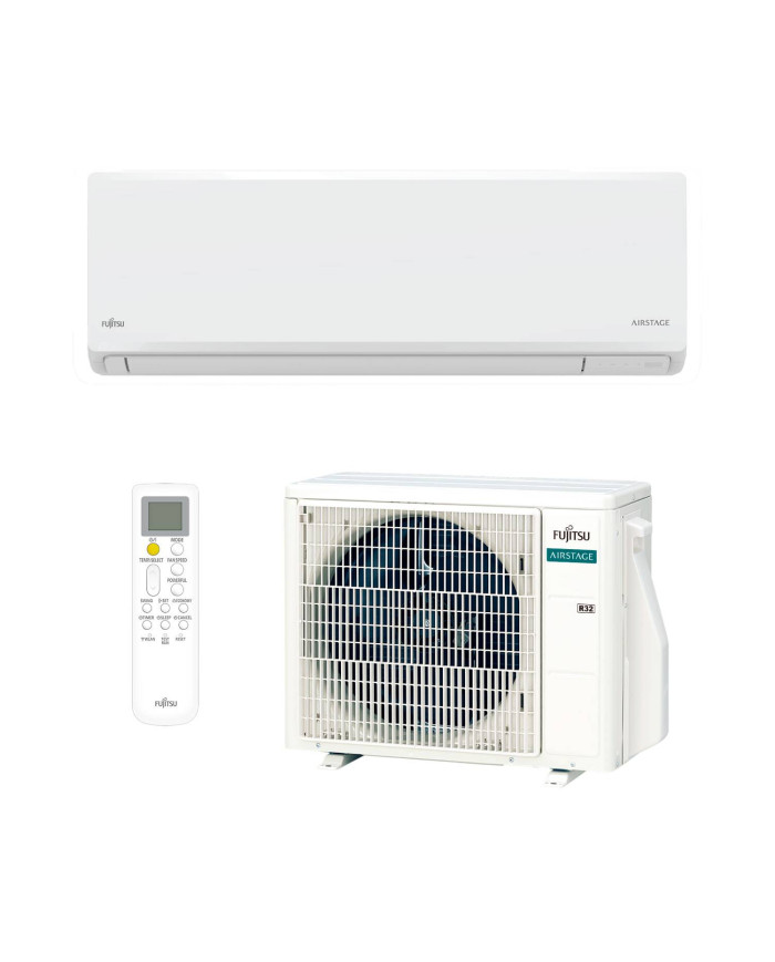 1x1 Climatiseur split mural Fujitsu ASY35-KN avec Wi-Fi inclus