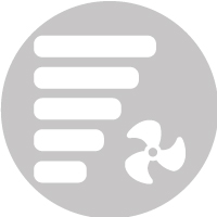 Distintas velocidades de ventilación